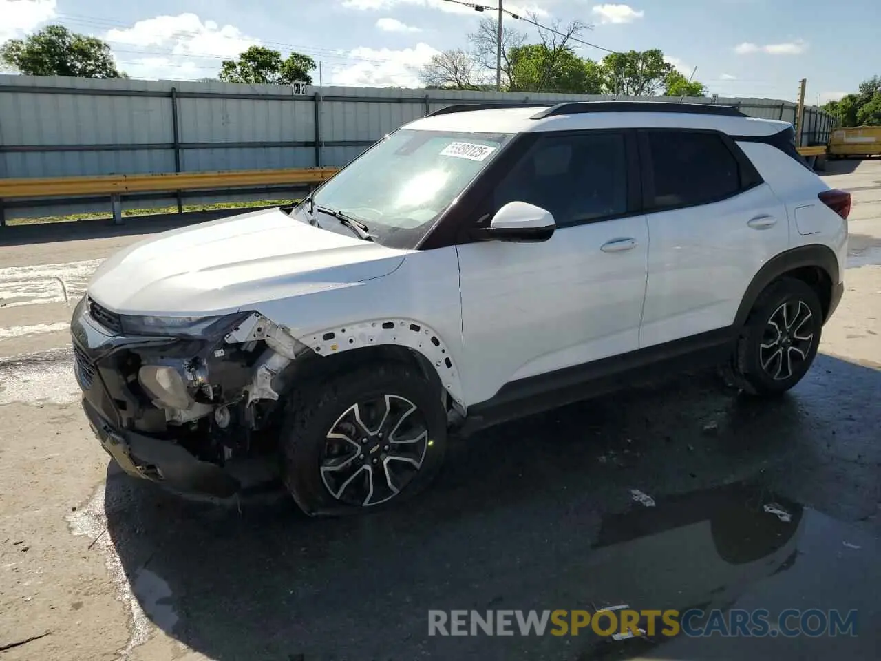 1 Photograph of a damaged car KL79MVSL4MB034448 CHEVROLET TRAILBLZR 2021