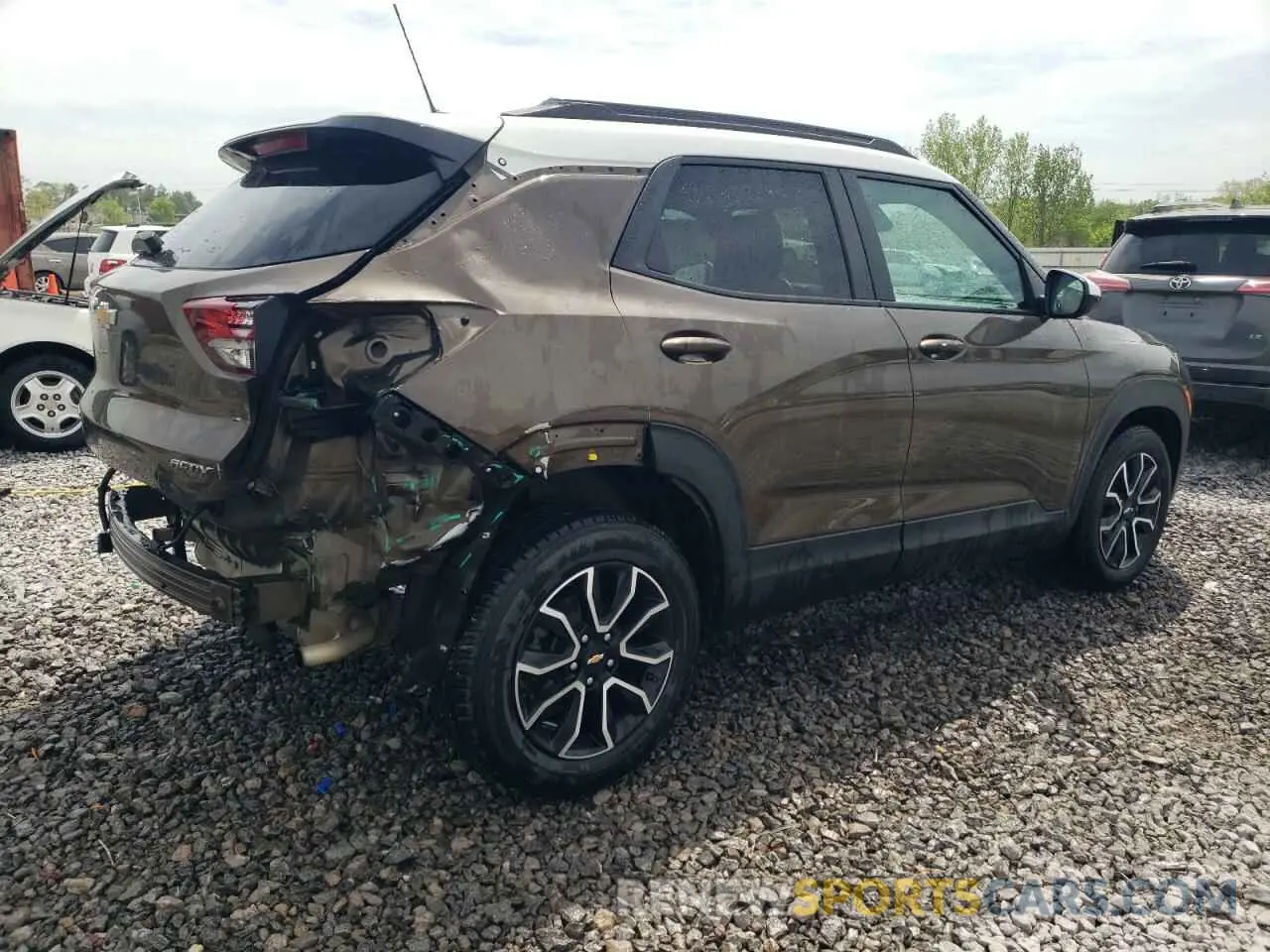 3 Photograph of a damaged car KL79MVSL6MB160441 CHEVROLET TRAILBLZR 2021