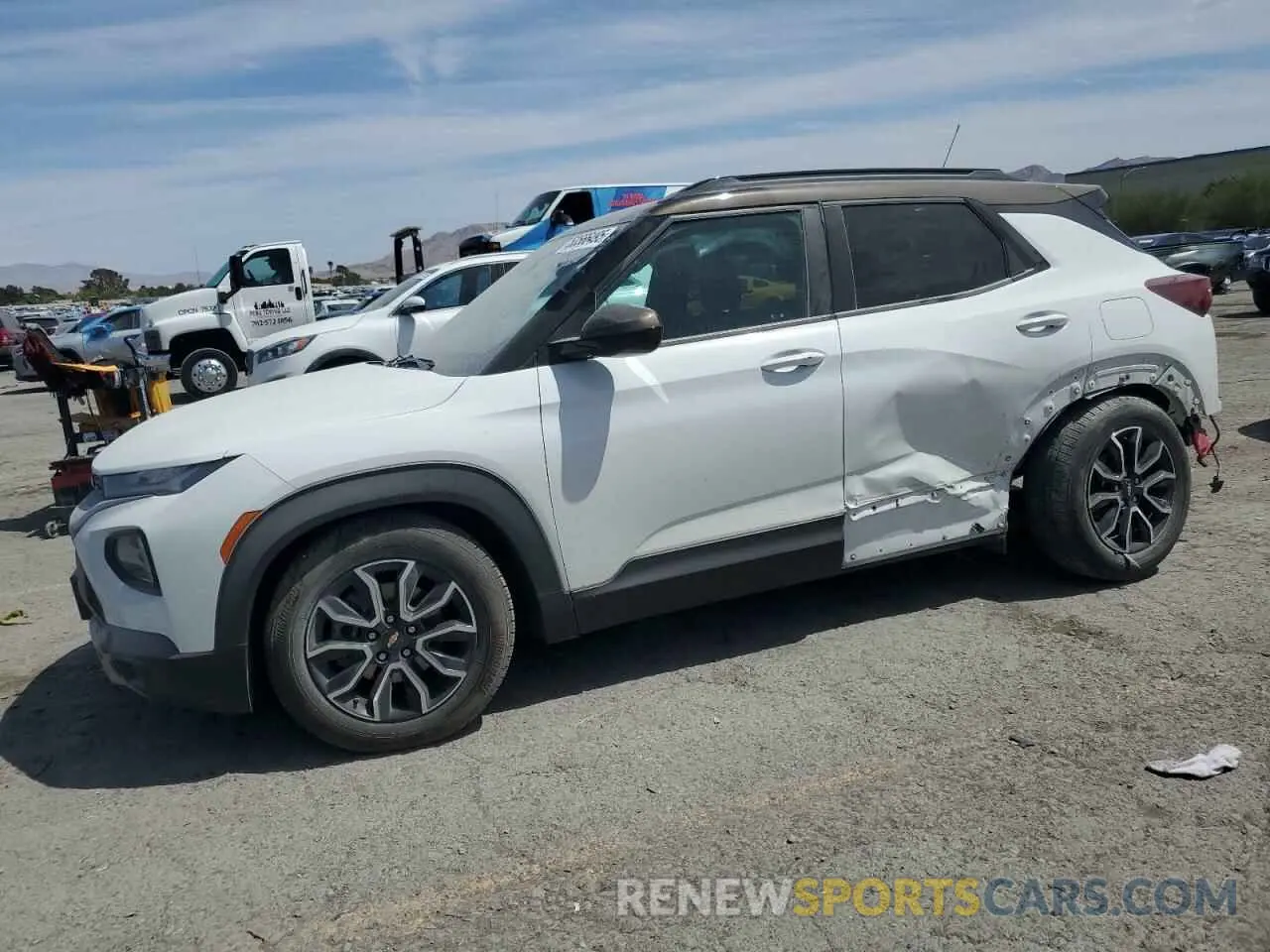 1 Photograph of a damaged car KL79MVSLXMB161446 CHEVROLET TRAILBLZR 2021