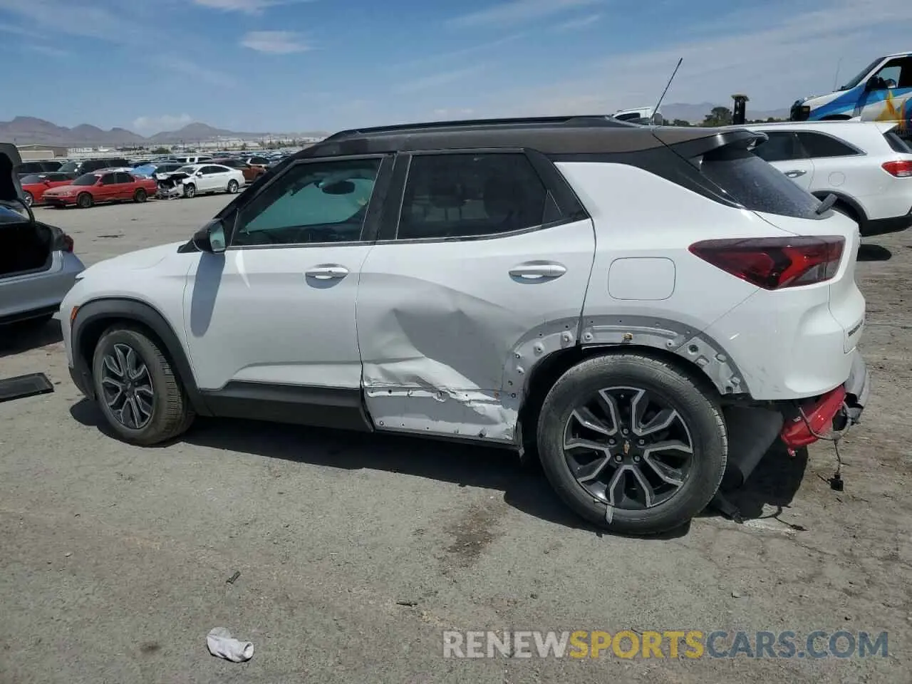 2 Photograph of a damaged car KL79MVSLXMB161446 CHEVROLET TRAILBLZR 2021