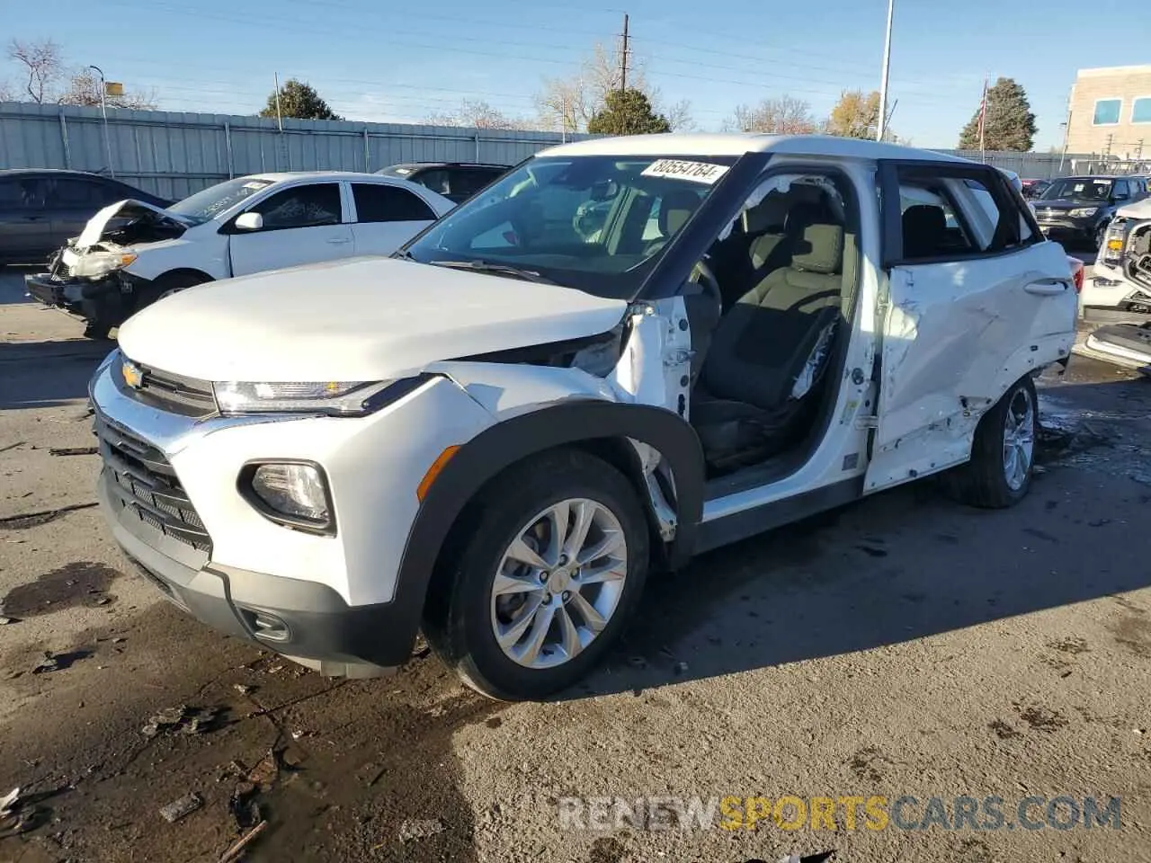 1 Photograph of a damaged car KL79MMS23NB138268 CHEVROLET TRAILBLZR 2022