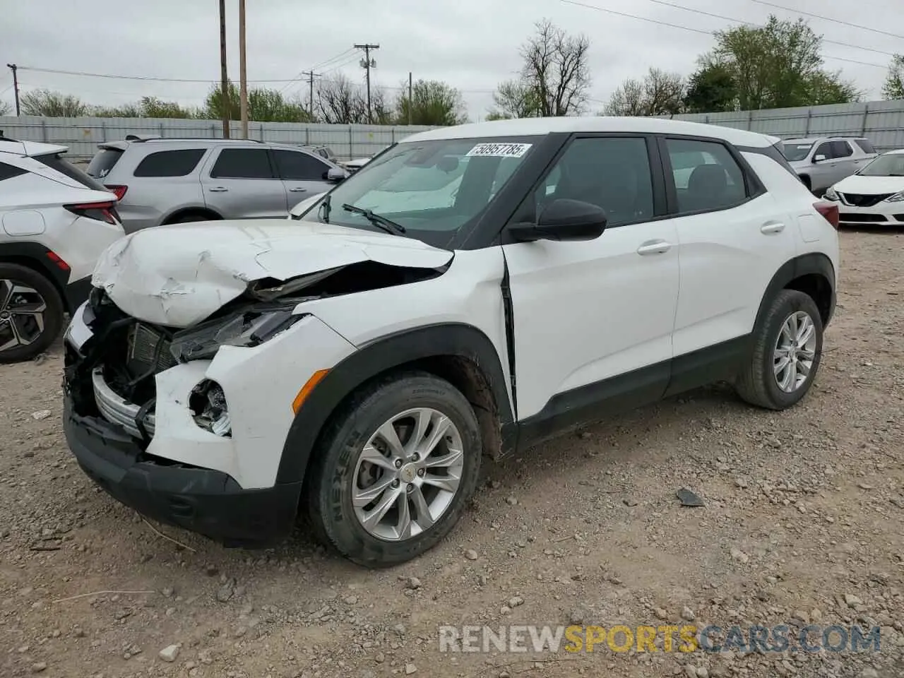 1 Photograph of a damaged car KL79MMS24NB127019 CHEVROLET TRAILBLZR 2022