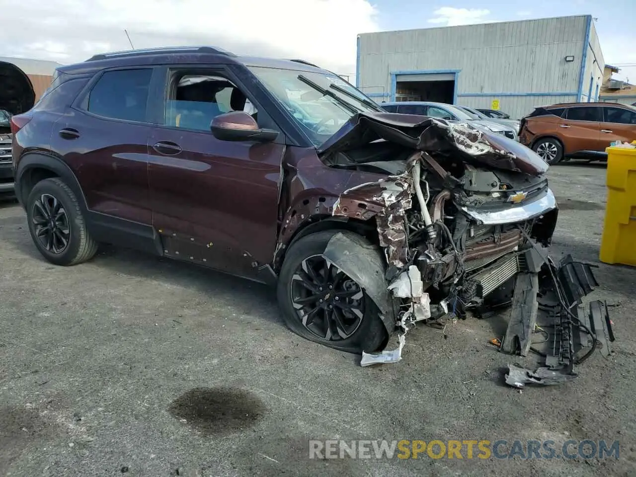 4 Photograph of a damaged car KL79MPS28NB026406 CHEVROLET TRAILBLZR 2022