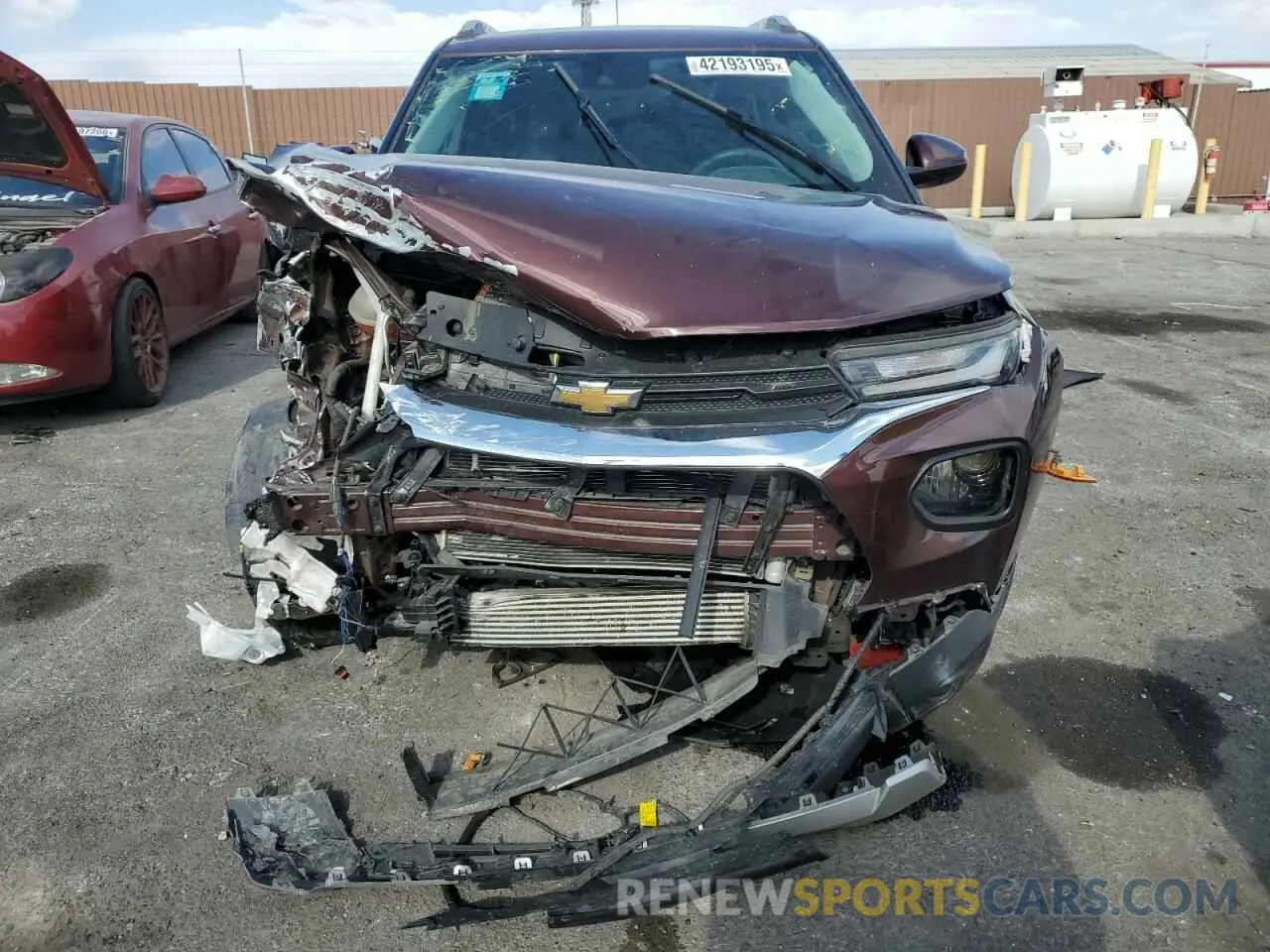 5 Photograph of a damaged car KL79MPS28NB026406 CHEVROLET TRAILBLZR 2022