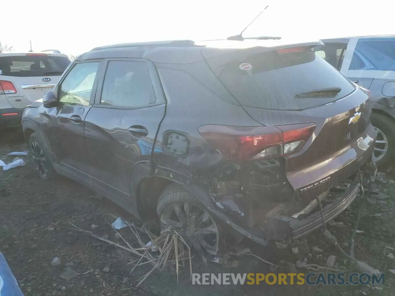 2 Photograph of a damaged car KL79MPS29NB135585 CHEVROLET TRAILBLZR 2022