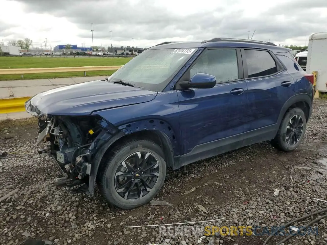 1 Photograph of a damaged car KL79MPSL0NB012119 CHEVROLET TRAILBLZR 2022