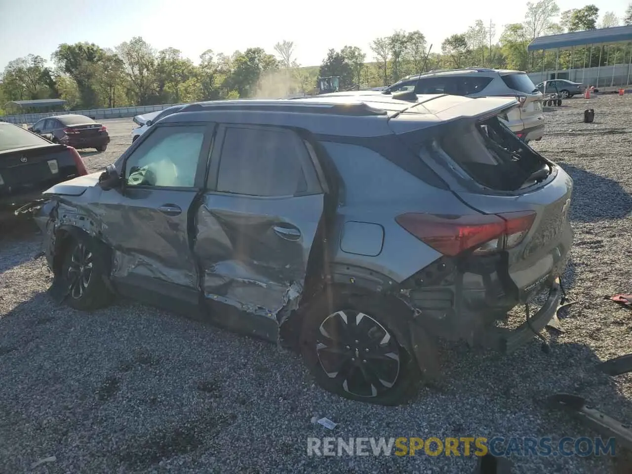 2 Photograph of a damaged car KL79MPSL4NB020370 CHEVROLET TRAILBLZR 2022