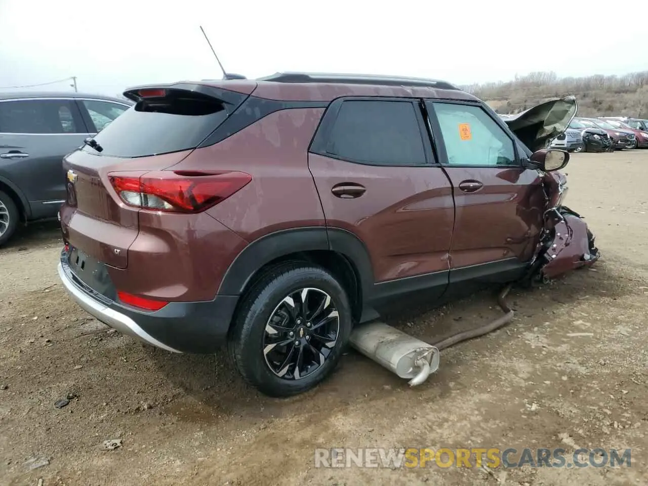 3 Photograph of a damaged car KL79MPSL4NB060948 CHEVROLET TRAILBLZR 2022