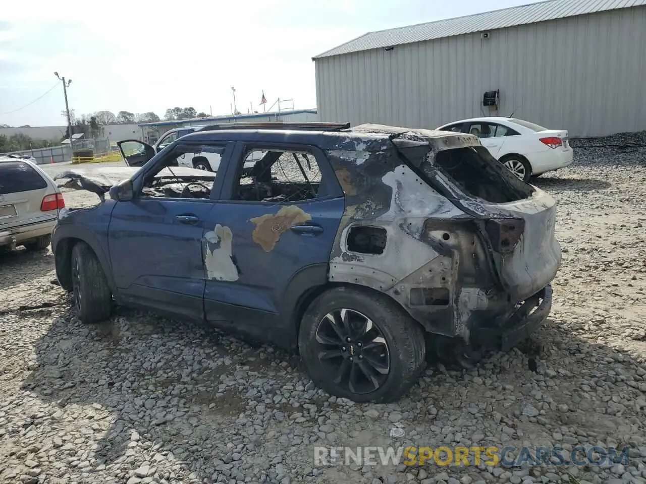 2 Photograph of a damaged car KL79MPSL5NB025240 CHEVROLET TRAILBLZR 2022