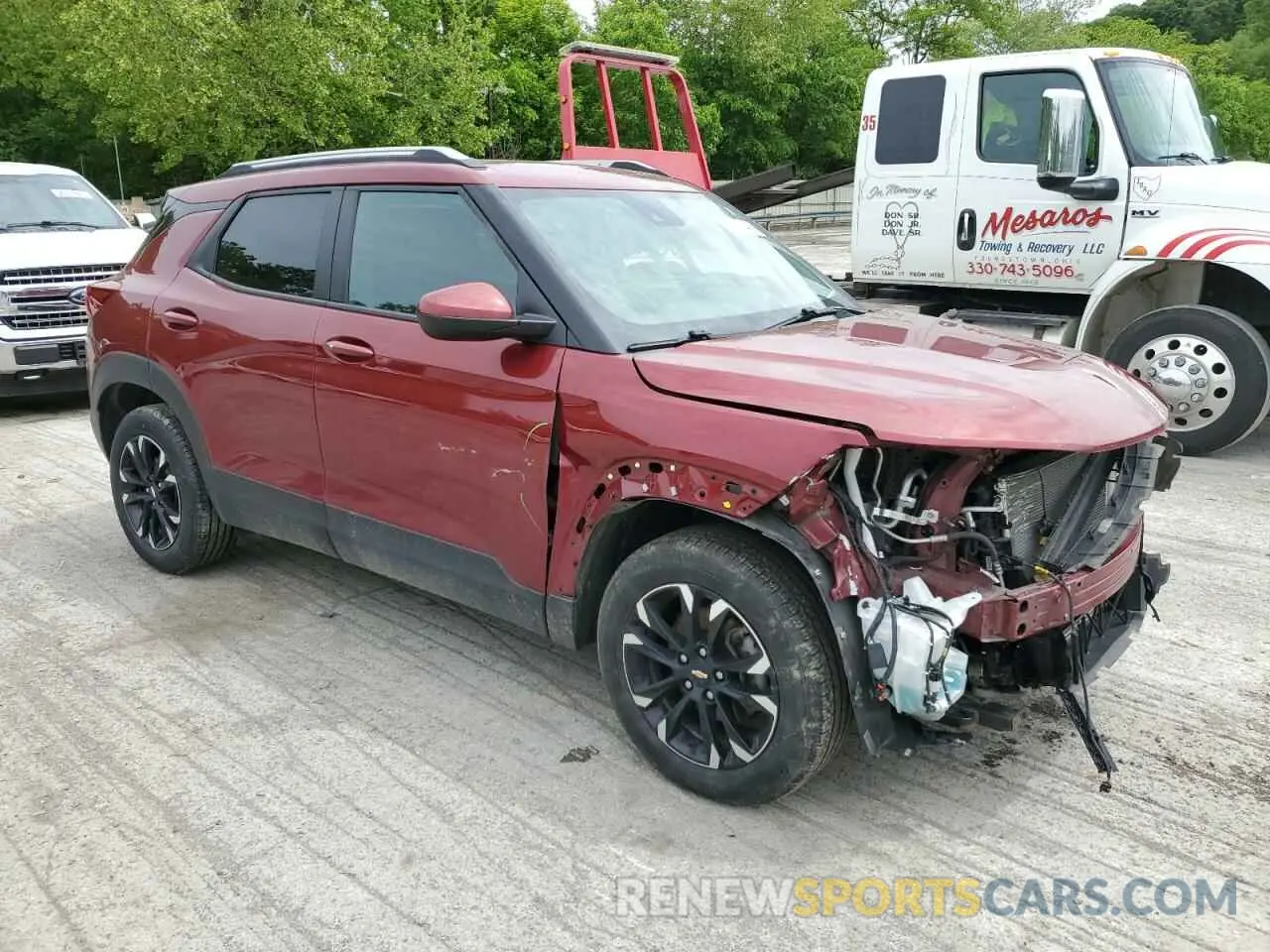 4 Photograph of a damaged car KL79MRSL2NB051760 CHEVROLET TRAILBLZR 2022