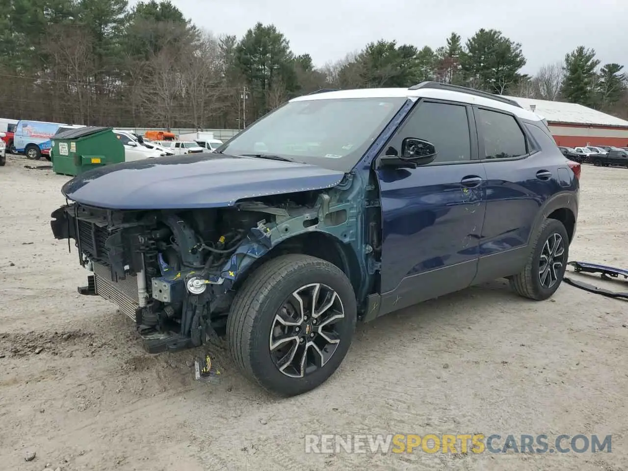 1 Photograph of a damaged car KL79MSSL6NB141422 CHEVROLET TRAILBLZR 2022