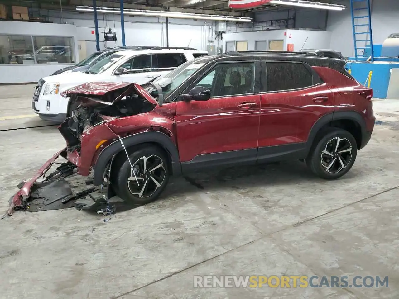 1 Photograph of a damaged car KL79MTSL0NB054721 CHEVROLET TRAILBLZR 2022
