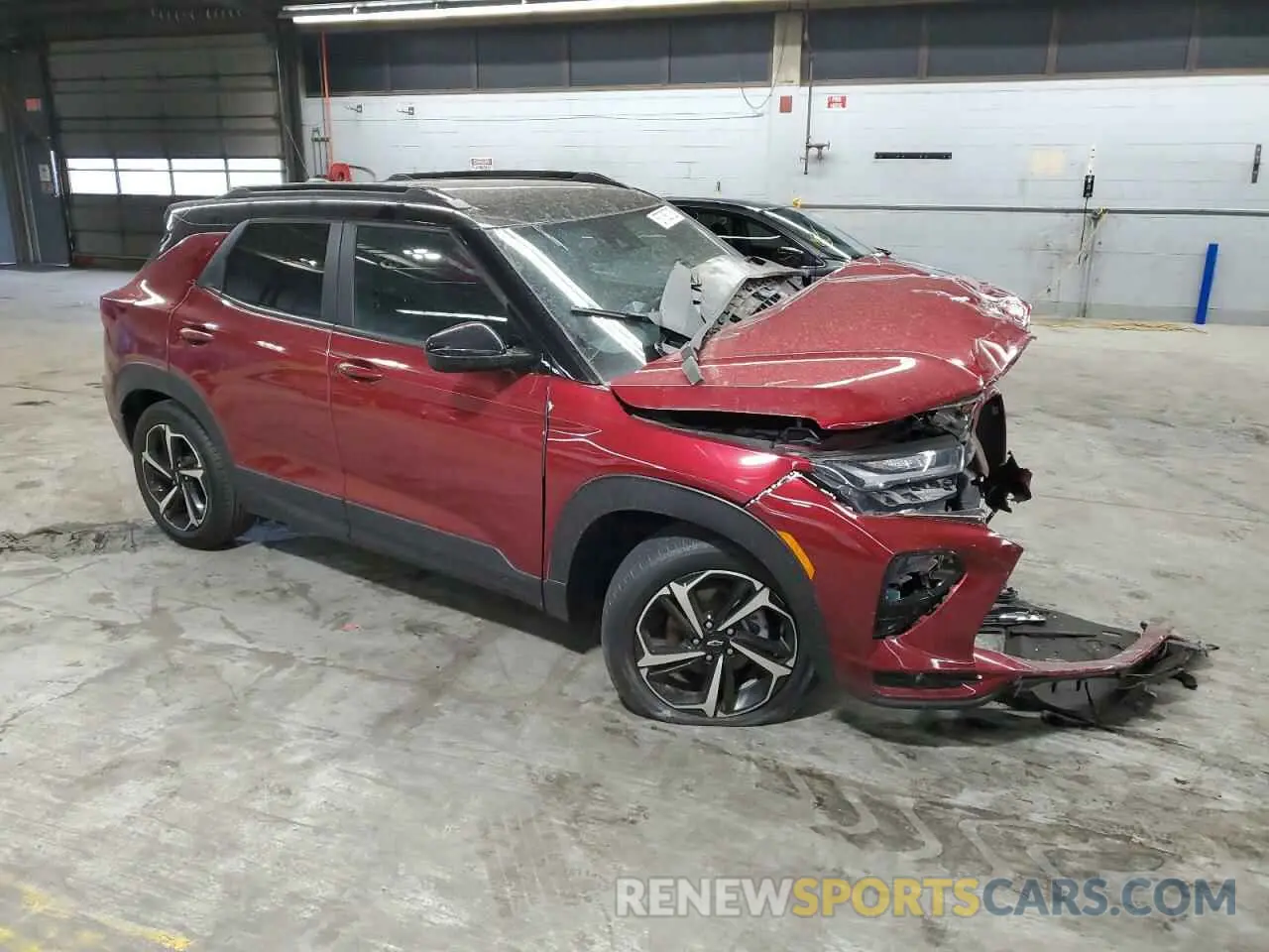 4 Photograph of a damaged car KL79MTSL0NB054721 CHEVROLET TRAILBLZR 2022