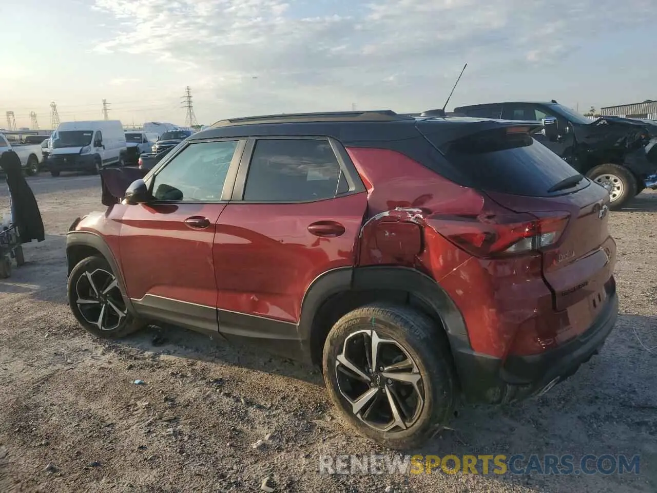 2 Photograph of a damaged car KL79MTSL2NB097523 CHEVROLET TRAILBLZR 2022