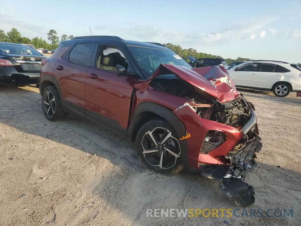 4 Photograph of a damaged car KL79MTSL2NB097523 CHEVROLET TRAILBLZR 2022