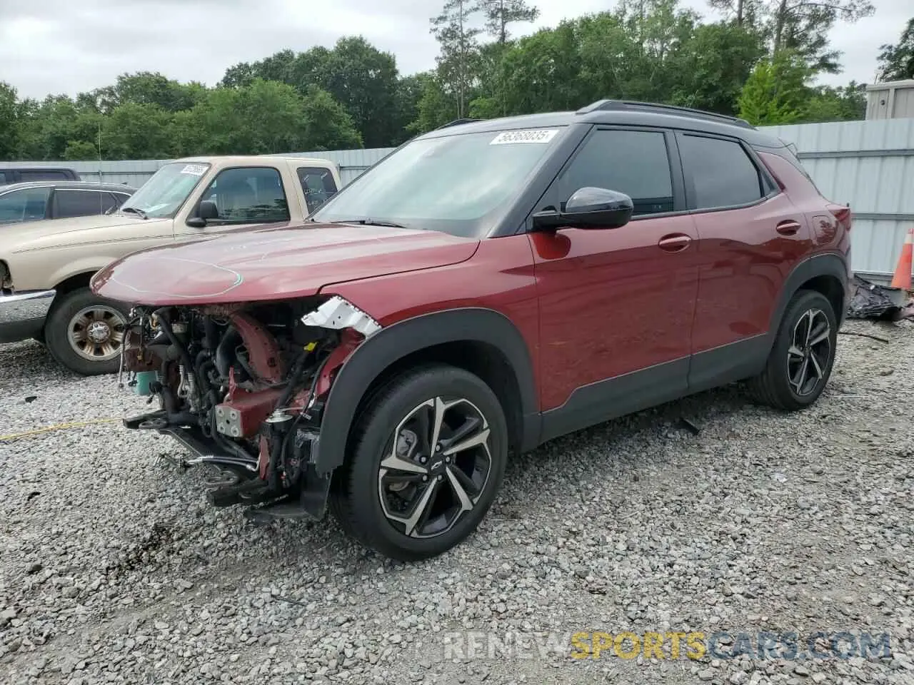 1 Photograph of a damaged car KL79MTSL2NB106348 CHEVROLET TRAILBLZR 2022