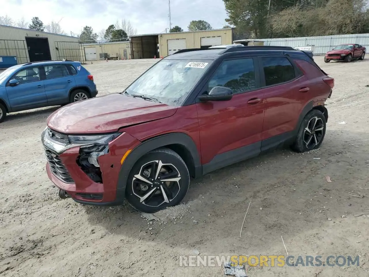 1 Photograph of a damaged car KL79MTSL4NB121904 CHEVROLET TRAILBLZR 2022