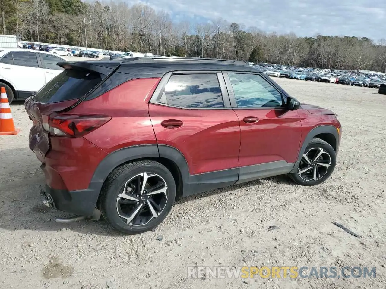 3 Photograph of a damaged car KL79MTSL4NB121904 CHEVROLET TRAILBLZR 2022