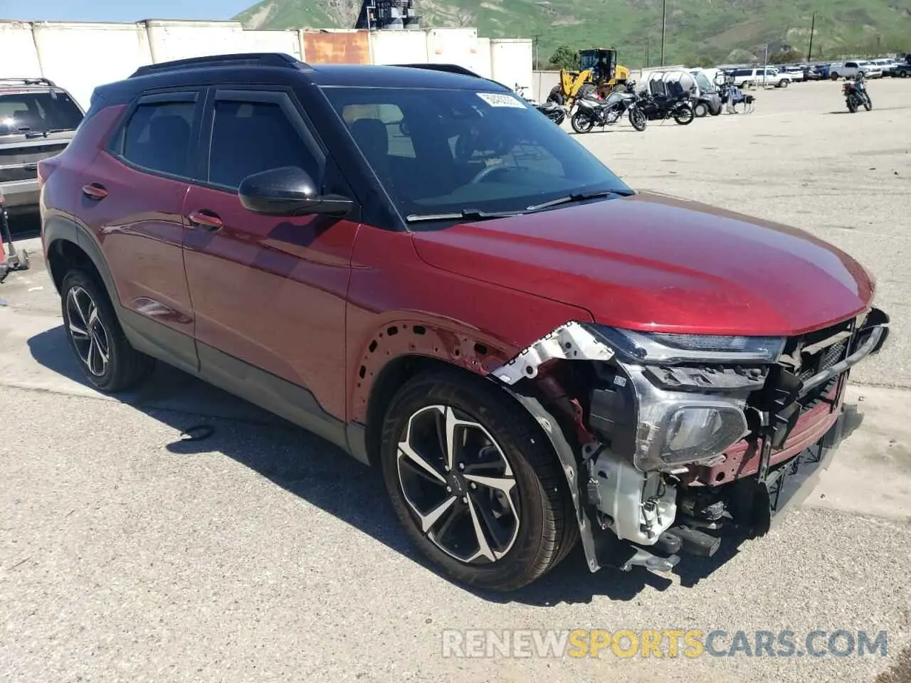 4 Photograph of a damaged car KL79MTSLXNB110485 CHEVROLET TRAILBLZR 2022