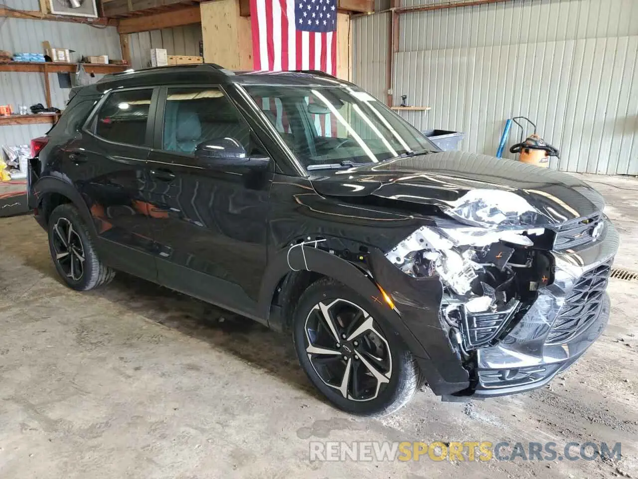 4 Photograph of a damaged car KL79MUSL2NB138111 CHEVROLET TRAILBLZR 2022