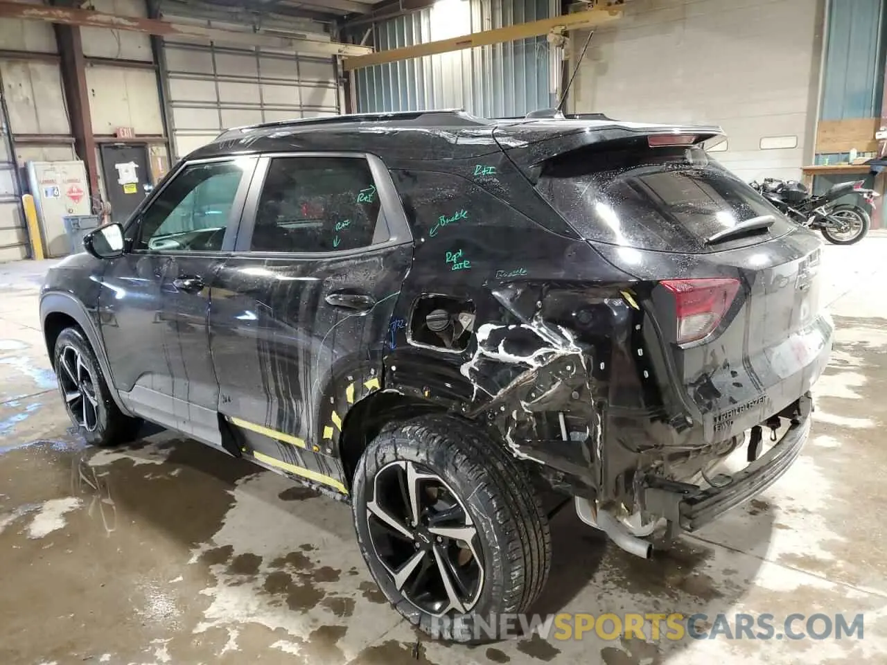 2 Photograph of a damaged car KL79MUSL4NB032016 CHEVROLET TRAILBLZR 2022