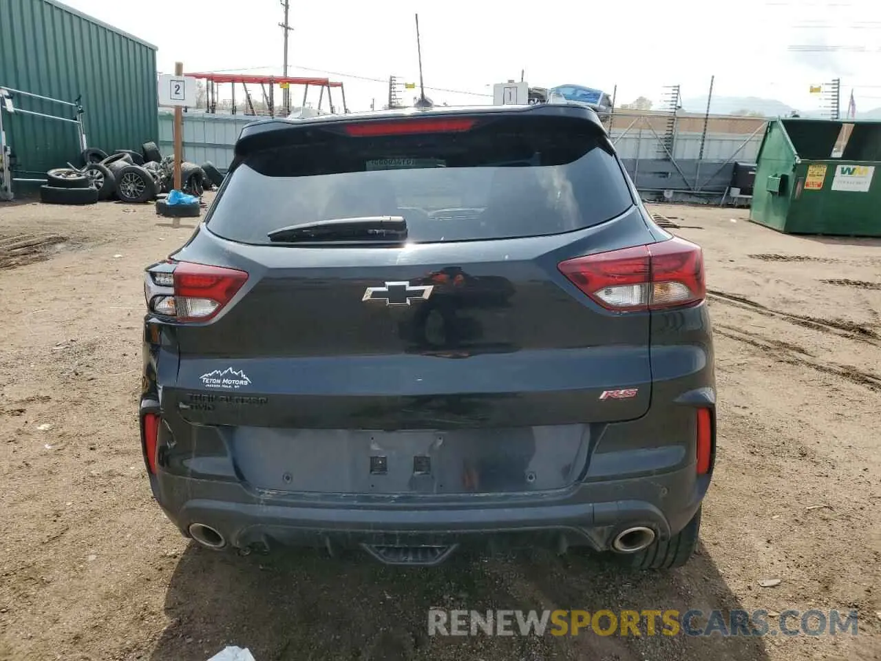 6 Photograph of a damaged car KL79MUSL5NB117897 CHEVROLET TRAILBLZR 2022