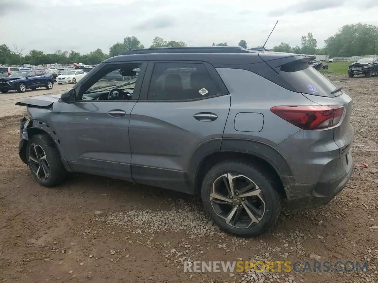 2 Photograph of a damaged car KL79MUSL6NB052543 CHEVROLET TRAILBLZR 2022
