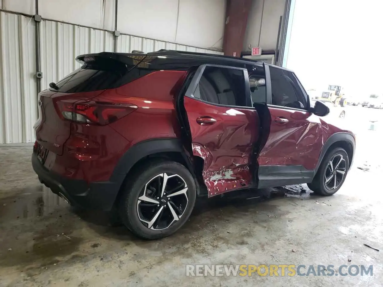 3 Photograph of a damaged car KL79MUSL6NB062523 CHEVROLET TRAILBLZR 2022