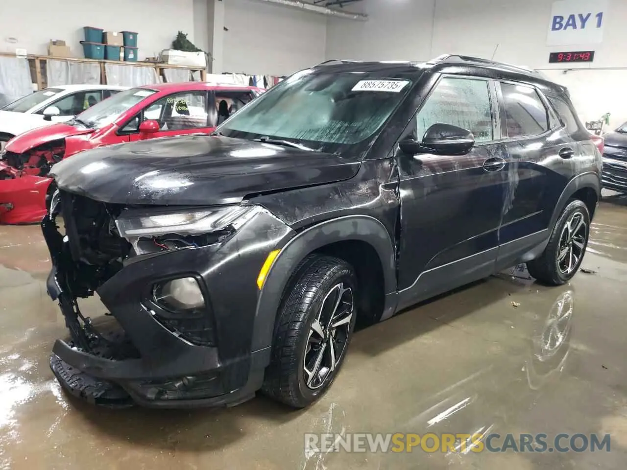 1 Photograph of a damaged car KL79MUSL9NB016829 CHEVROLET TRAILBLZR 2022
