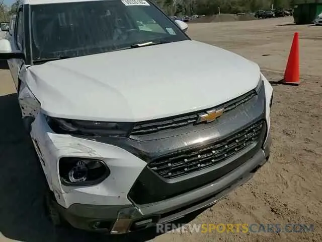 11 Photograph of a damaged car KL79MVSL8NB132271 CHEVROLET TRAILBLZR 2022