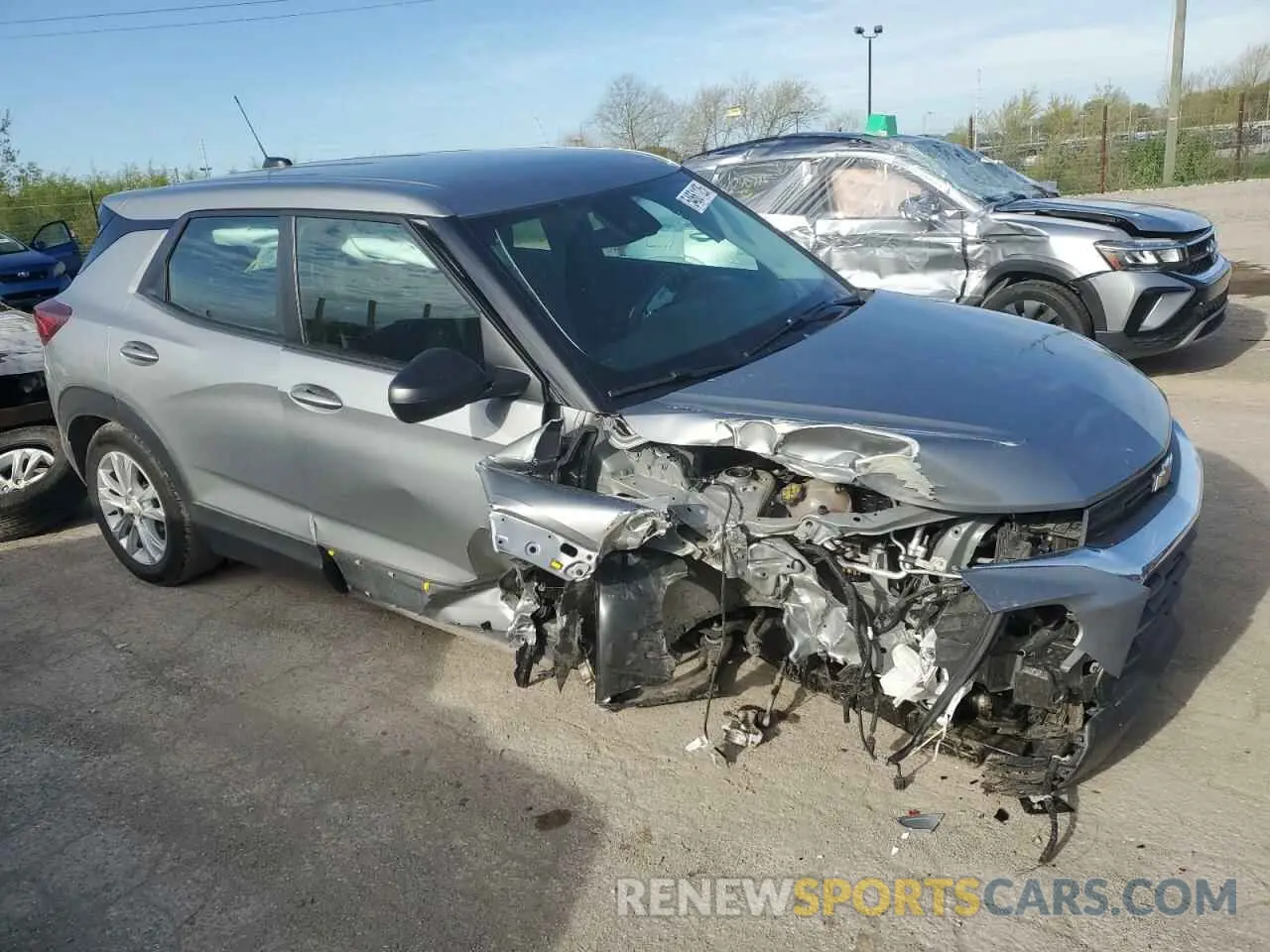 4 Photograph of a damaged car KL79MMS27PB182261 CHEVROLET TRAILBLZR 2023