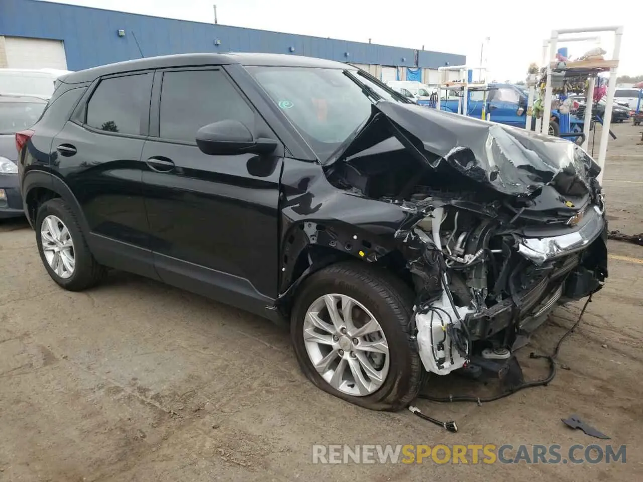 4 Photograph of a damaged car KL79MNSL1PB048425 CHEVROLET TRAILBLZR 2023