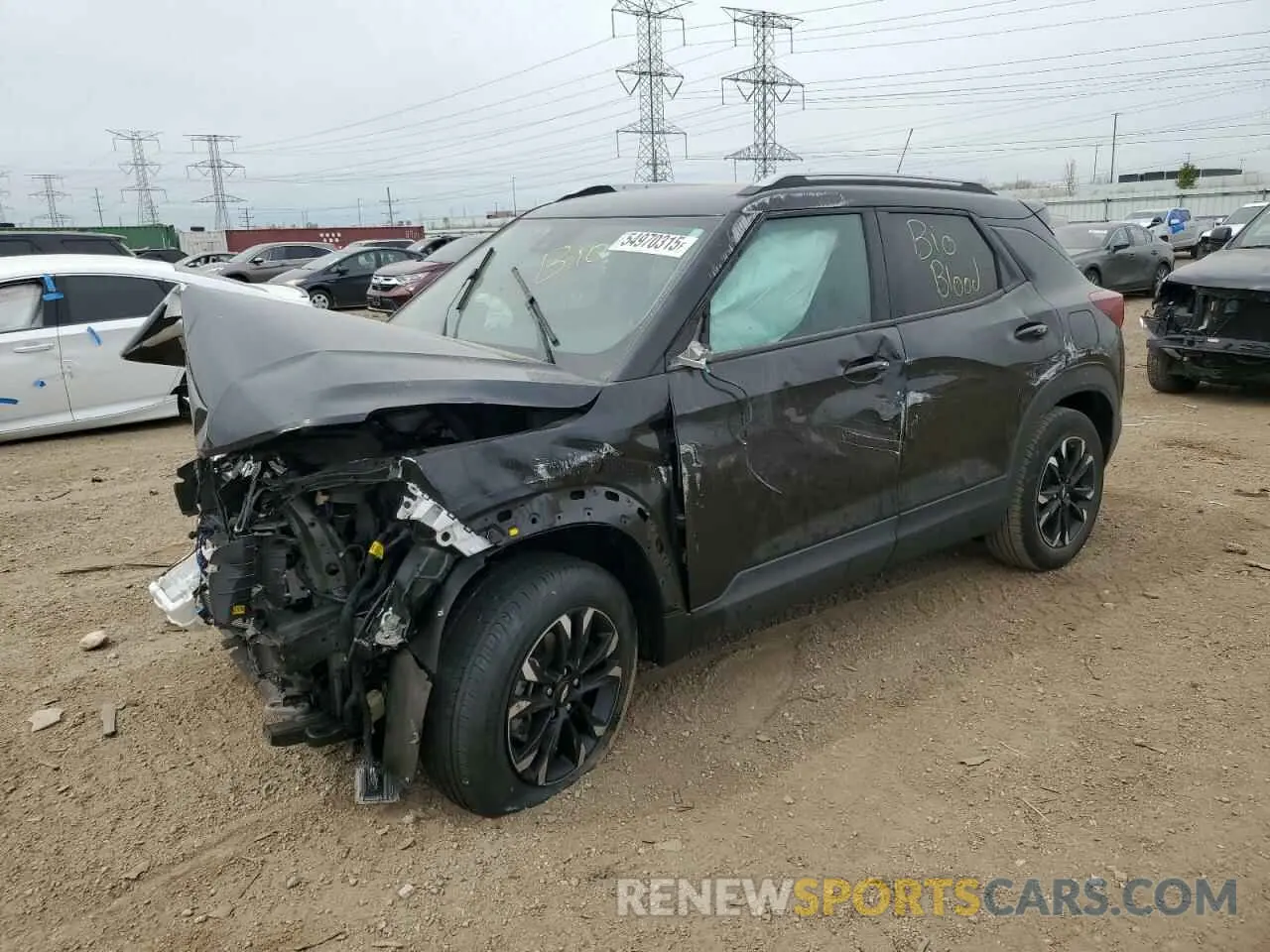 1 Photograph of a damaged car KL79MPS21PB179924 CHEVROLET TRAILBLZR 2023