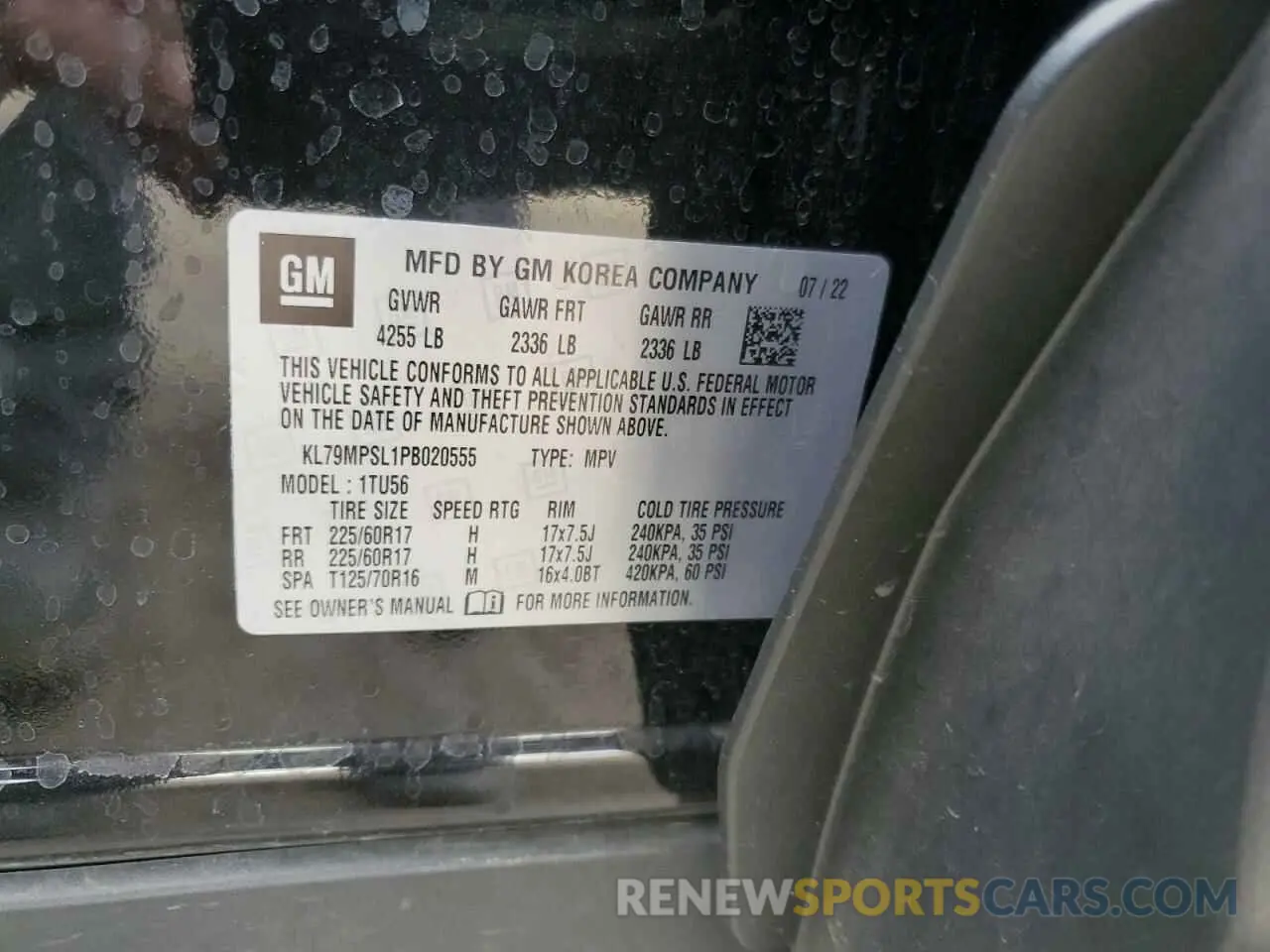 13 Photograph of a damaged car KL79MPSL1PB020555 CHEVROLET TRAILBLZR 2023