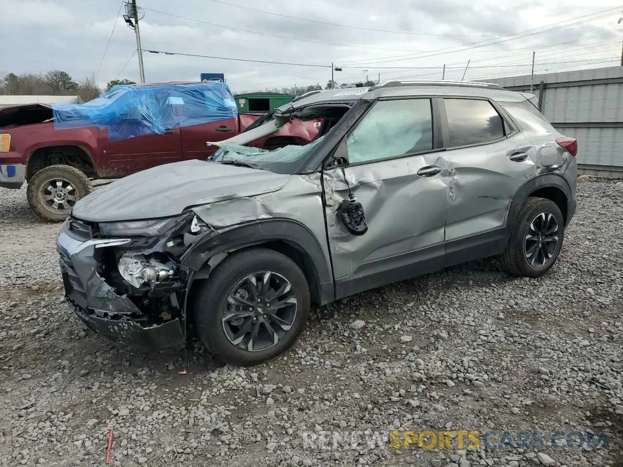 1 Photograph of a damaged car KL79MPSL1PB211604 CHEVROLET TRAILBLZR 2023