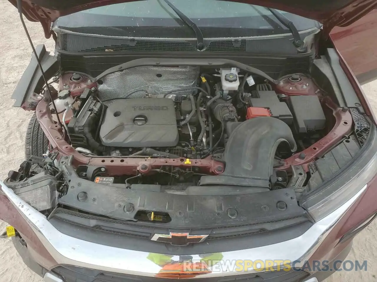 12 Photograph of a damaged car KL79MPSL5PB201562 CHEVROLET TRAILBLZR 2023