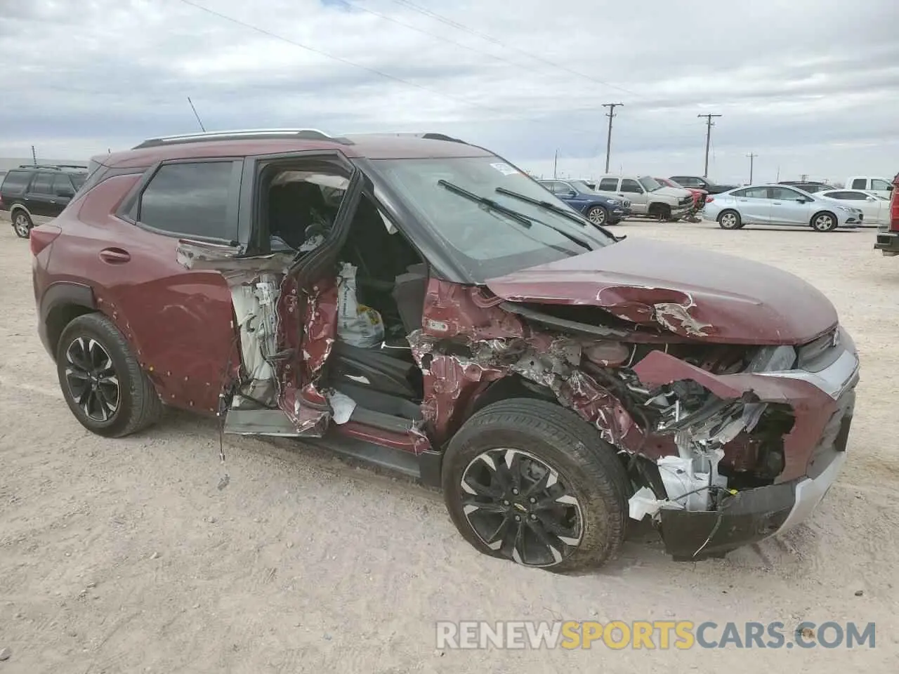4 Photograph of a damaged car KL79MPSL5PB201562 CHEVROLET TRAILBLZR 2023