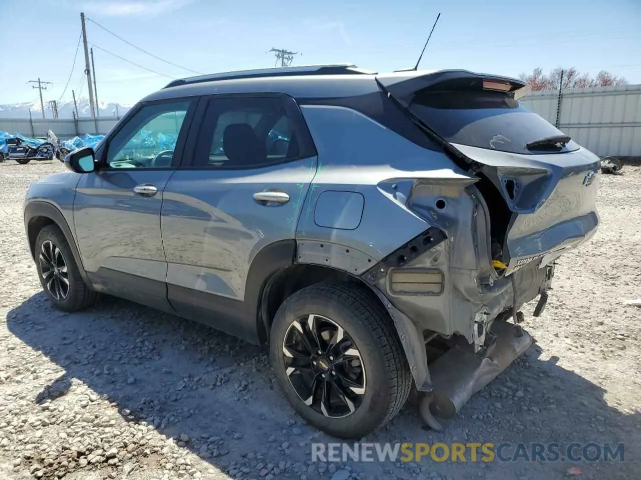 2 Photograph of a damaged car KL79MRSL0PB214120 CHEVROLET TRAILBLZR 2023