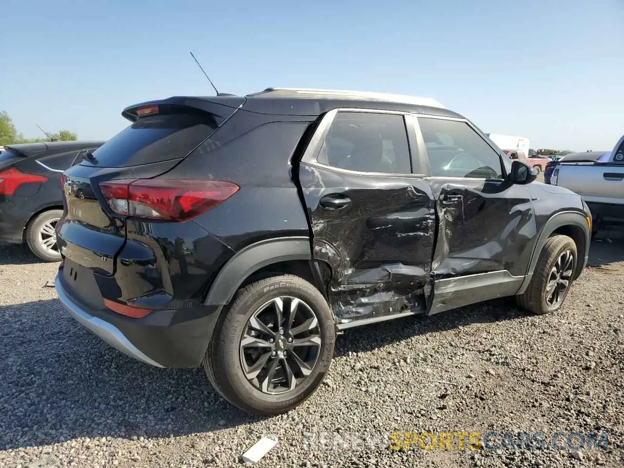 3 Photograph of a damaged car KL79MRSL3PB187141 CHEVROLET TRAILBLZR 2023