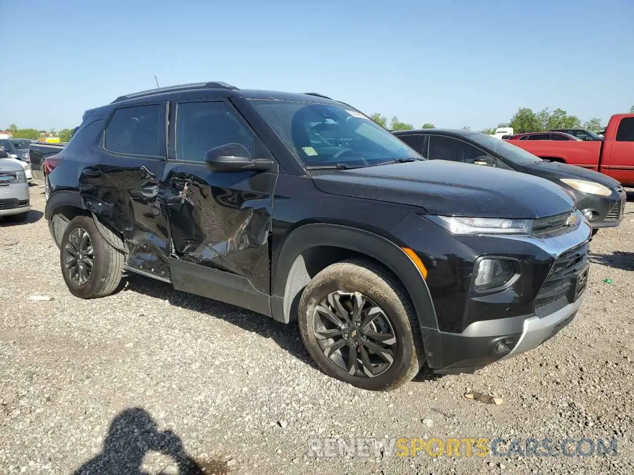 4 Photograph of a damaged car KL79MRSL3PB187141 CHEVROLET TRAILBLZR 2023