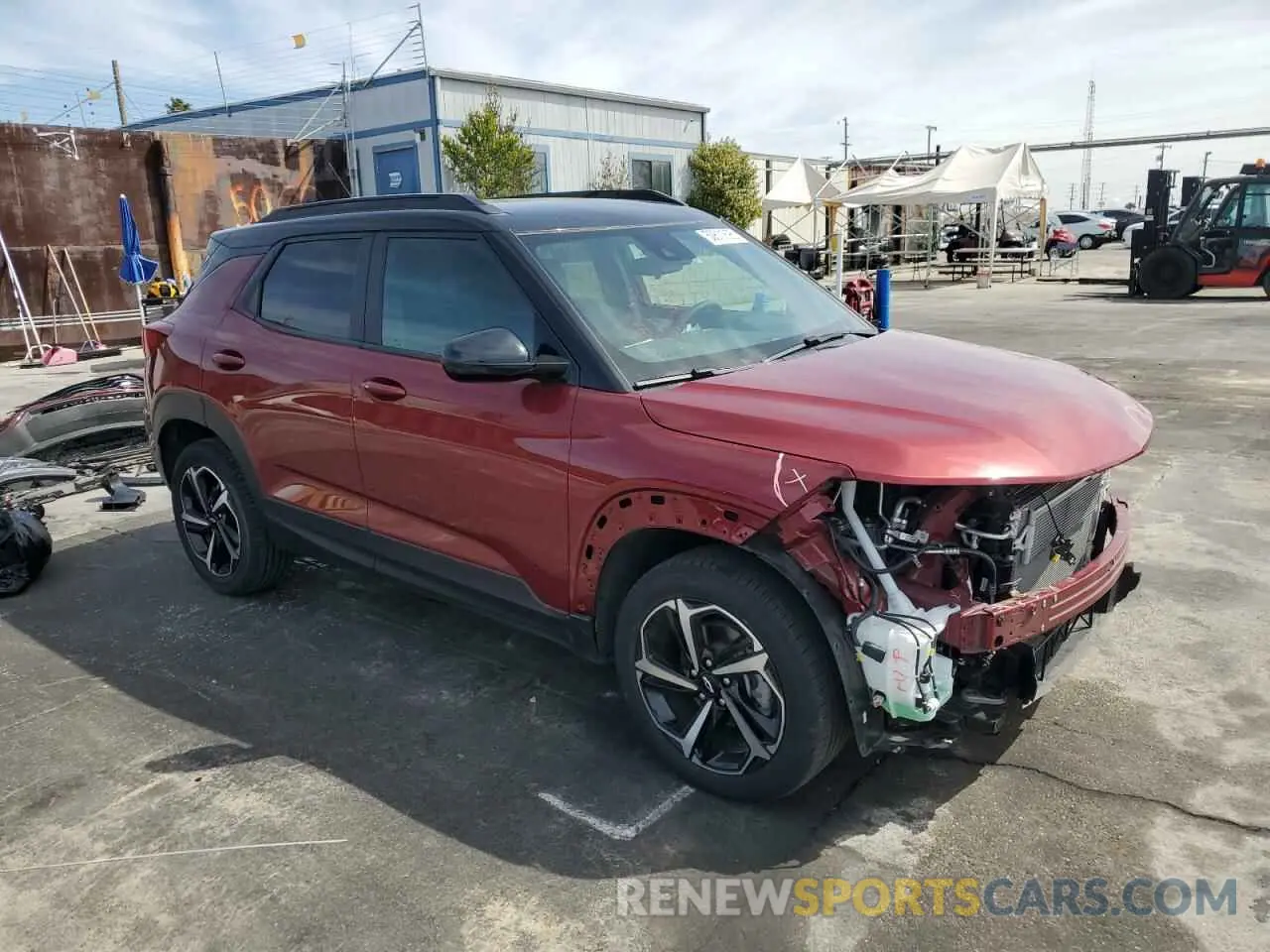 4 Photograph of a damaged car KL79MTSL1PB110653 CHEVROLET TRAILBLZR 2023