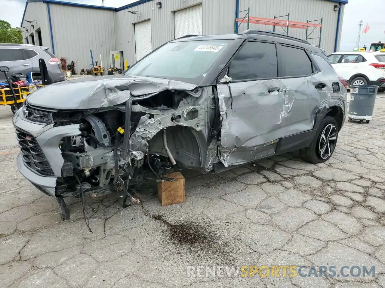 1 Photograph of a damaged car KL79MTSL1PB161862 CHEVROLET TRAILBLZR 2023