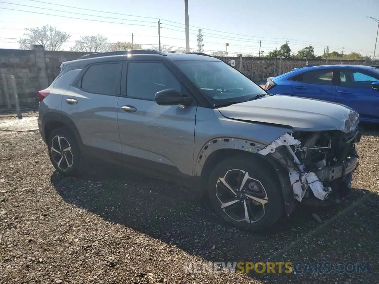 4 Photograph of a damaged car KL79MTSL7PB060325 CHEVROLET TRAILBLZR 2023