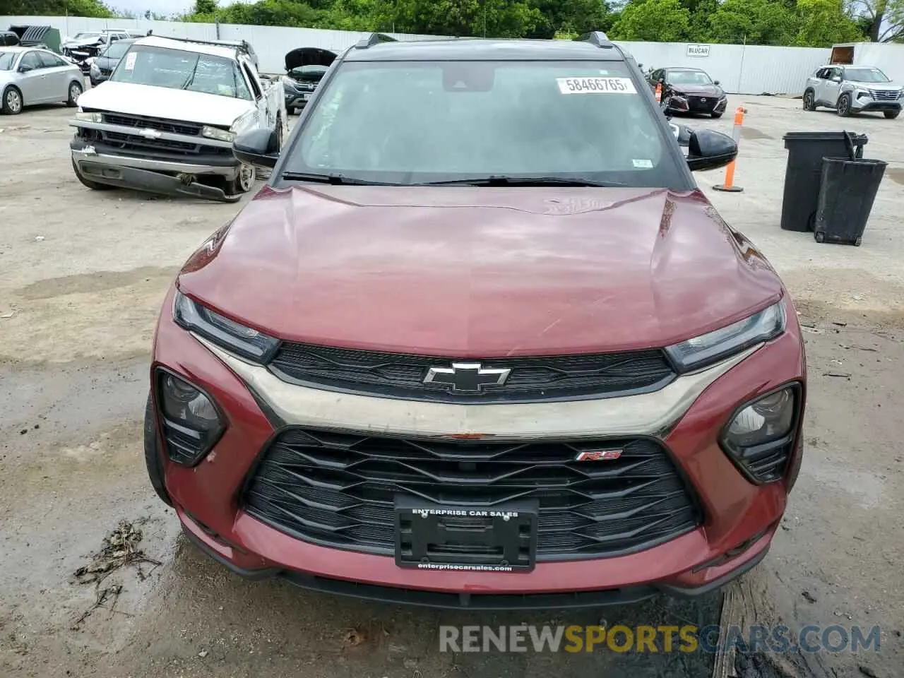 5 Photograph of a damaged car KL79MTSL8PB079997 CHEVROLET TRAILBLZR 2023