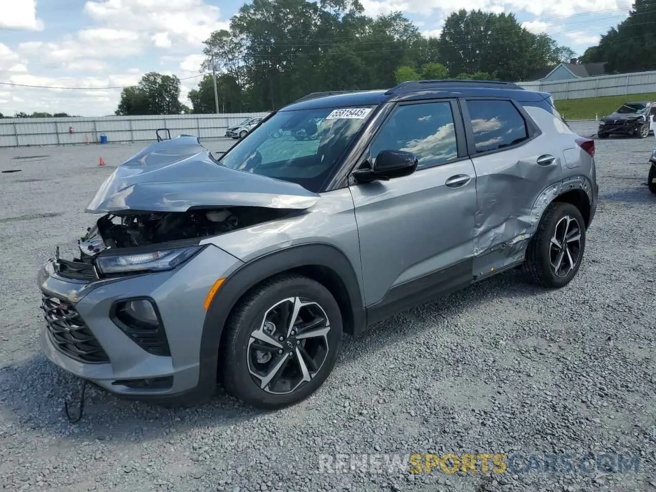 1 Photograph of a damaged car KL79MTSL9PB181020 CHEVROLET TRAILBLZR 2023