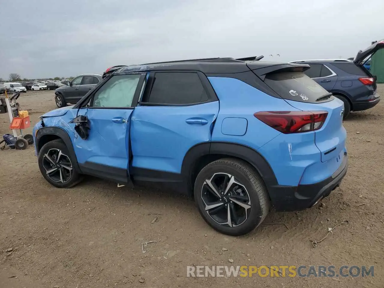 2 Photograph of a damaged car KL79MTSL9PB201444 CHEVROLET TRAILBLZR 2023