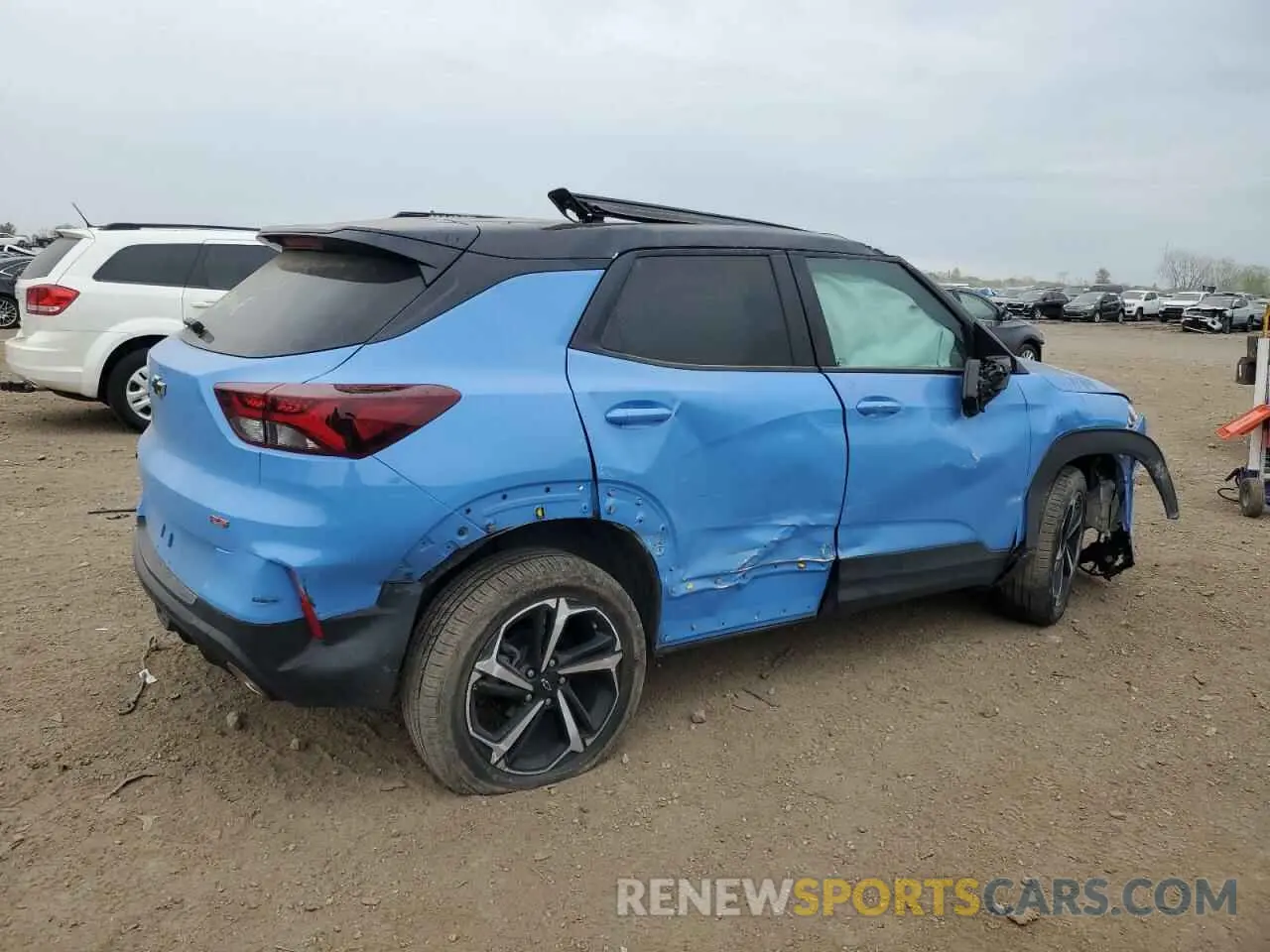 3 Photograph of a damaged car KL79MTSL9PB201444 CHEVROLET TRAILBLZR 2023