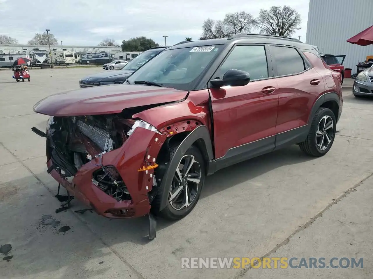 1 Photograph of a damaged car KL79MTSLXPB069701 CHEVROLET TRAILBLZR 2023