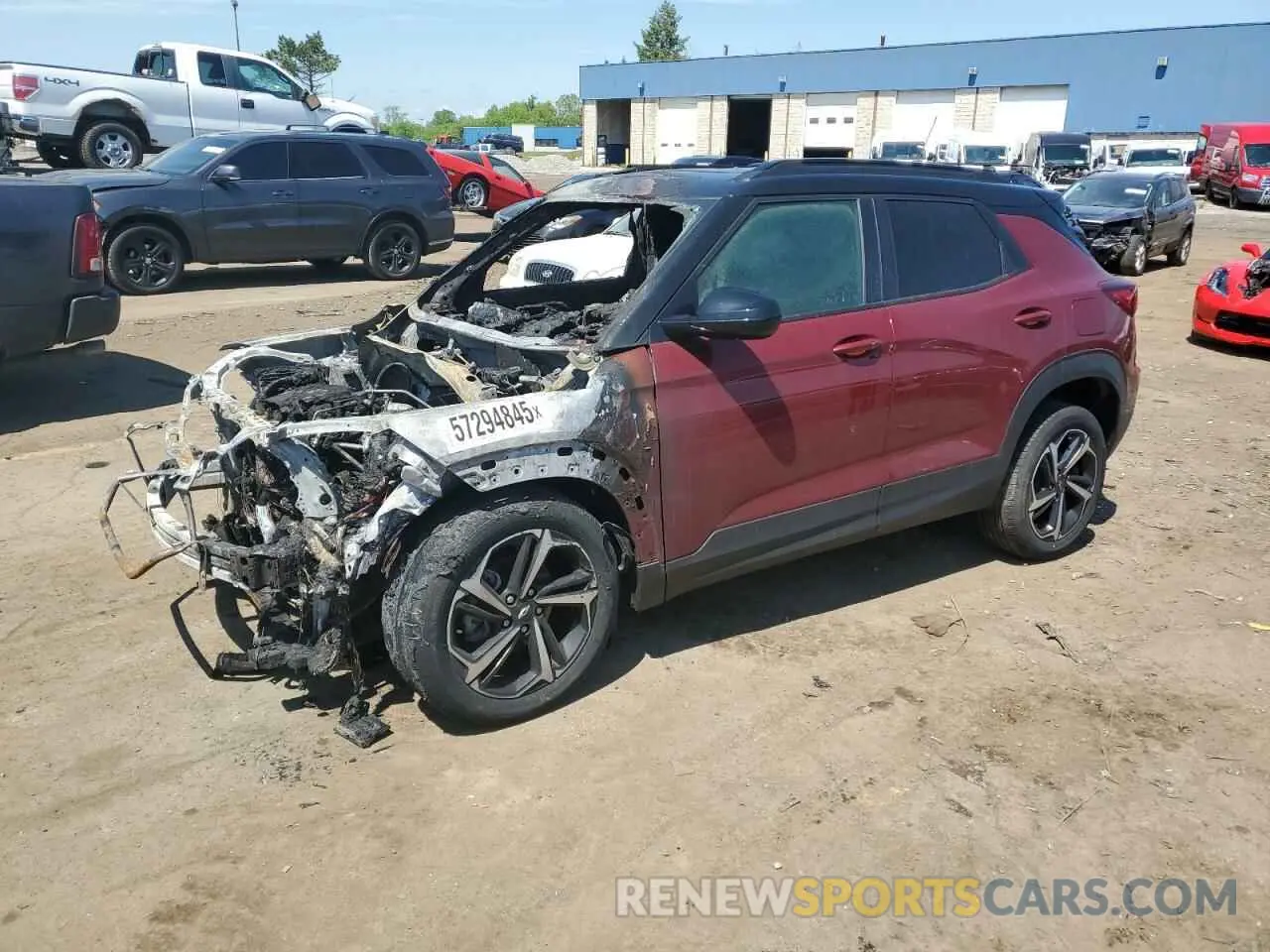 1 Photograph of a damaged car KL79MUSL7PB007310 CHEVROLET TRAILBLZR 2023