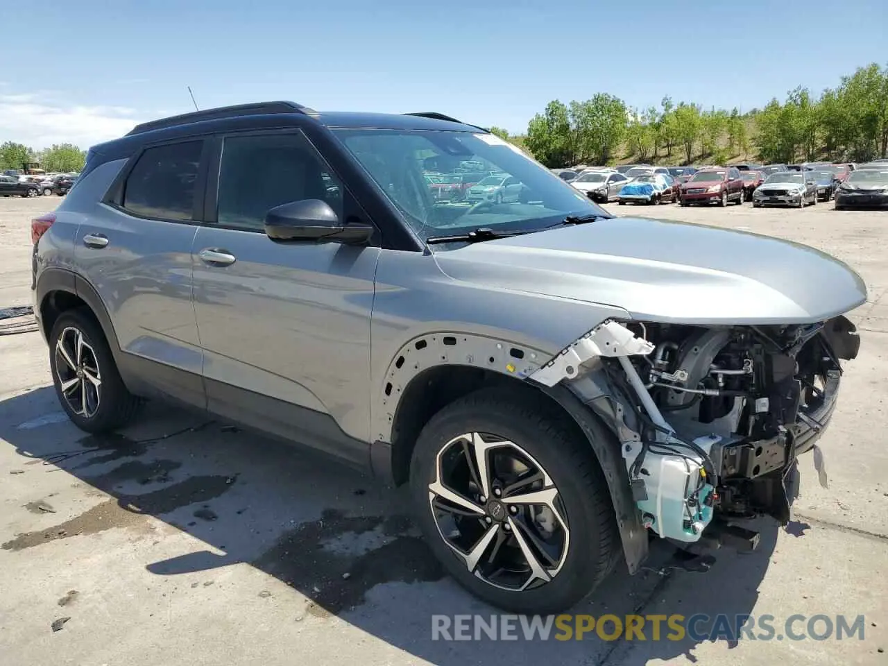 4 Photograph of a damaged car KL79MUSL8PB169303 CHEVROLET TRAILBLZR 2023